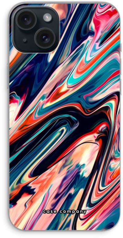 Case Company® - Hoesje geschikt voor iPhone 15 Plus hoesje - Quantum Being - Soft Cover Telefoonhoesje - Bescherming aan alle Kanten en Schermrand