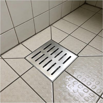 Vierkant Afvoerrooster - Drainage Rooster Deksel - Wateroverlast Voorkomen - Roestvrij Staal 304 - 25x25cm - Zilver