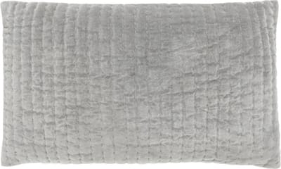 Nordal Kussen Castor Grijs Velvet 38 x 63, inclusief vulling