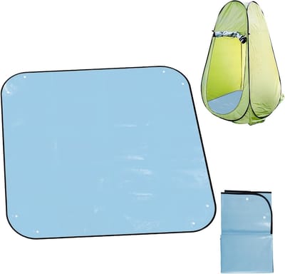 Camping Douchetent Vloermat 100x100cm - Draagbare Verander Mat voor Buiten, Vochtbestendig en Beschermend tegen Vervuiling