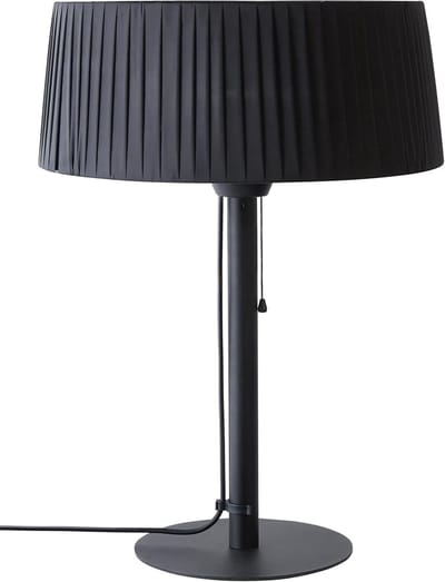Terrashaard - Buitenverwarmer - Gezellige sfeer - Draagbaar en energiezuinig - 70 cm hoog - Zwart