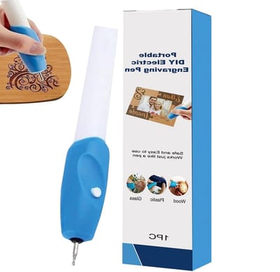 Houtgraveerstift - Roterend gereedschap - Sieraden markeren - Veelzijdig inzetbaar - ca. 20 cm - Zilverkleurig
