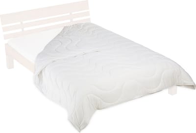 4 seizoenen dekbed - Oeko-Tex Standard 100 - polyester - zacht winter- en zomerdekbed - 200 x 220 cm - wit