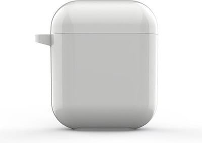 AirPods hoesjes van By Qubix - AirPods 1/2 hoesje Fluorescent series - hard case - wit Airpods Case Hoesje voor Airpods Airpods 1 Airpods 2 Hoes