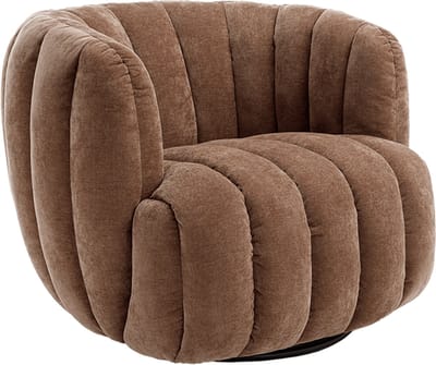 Tower Living - Verdi draaifauteuil - mocca