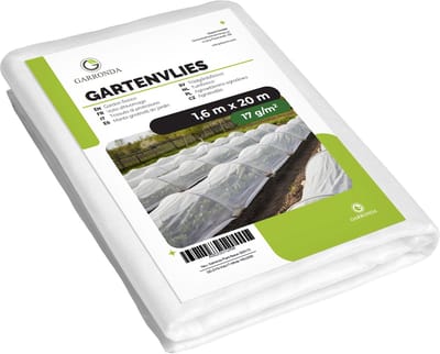 Garronda Tuinvlies 17 g/m² Wit 1,6 x 20 m – Ademend, UV-bestendig GD-SYN-Vlies17