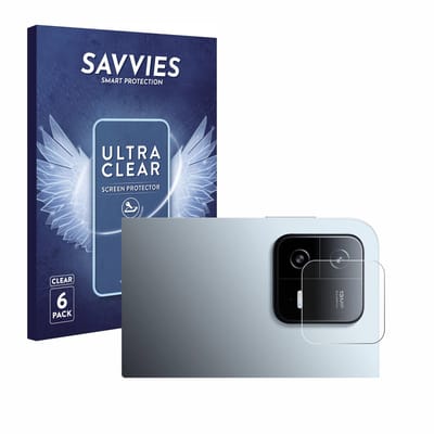 Savvies - Screenprotector voor Xiaomi Pad 6 (ALLEEN Camera Lens) - Folie Beschermfolie transparant 6 Stuks