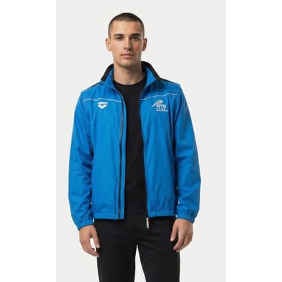 Arena Hooded F/z Windbreaker Fitr Pix-blue/black Größe: M | Leichte Jacken Outlet | Herren | Blau