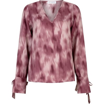 Lofty Manner Blouse Blouse Lora Ra01 318 Mauve Ombre Dames Maat - S