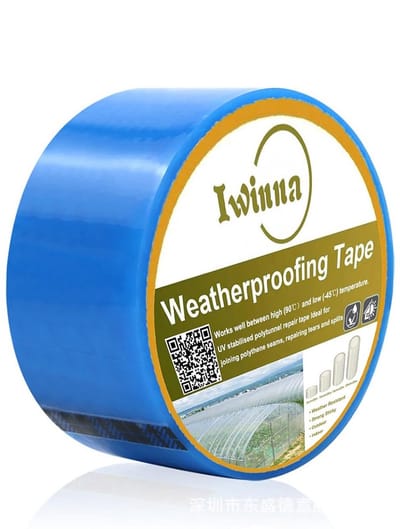 Sterke Reparatie Tape voor Kas en Polytunnel - Waterdicht Blauw Clear