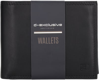 Beagles Frans Hals Portemonnee Unisex - Wallet voor Dames en Heren - Portefeuille van 100% Leder - Zwart