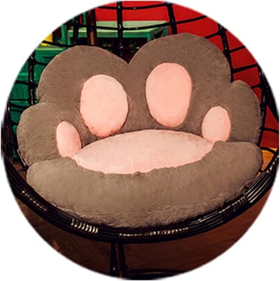 Hangend Egg Chair Kussen - Schommelstoel Kussen Mand Kussen - Comfortabel Ontspannen - Huidvriendelijke Geborstelde Stof - 120x100cm - Doorzichtig