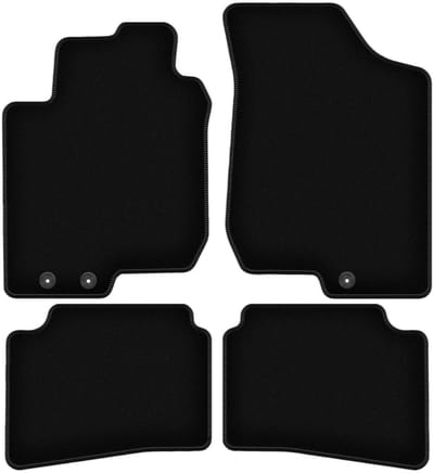 BASIC zwarte veloursmatten voor: Kia Cee`d I hatchback, SW, stationwagen, coupé (2006-2012)