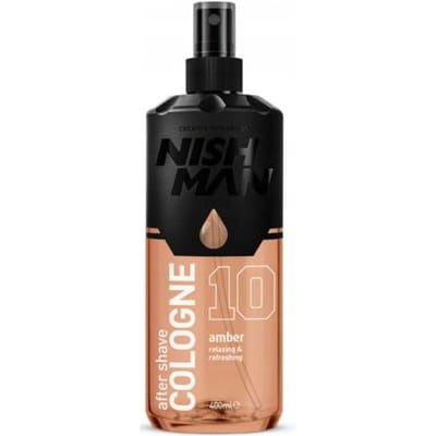 Nishman Amber Aftershave Cologne 400 ml - Verfrissende Barber Cologne - voor Mannen