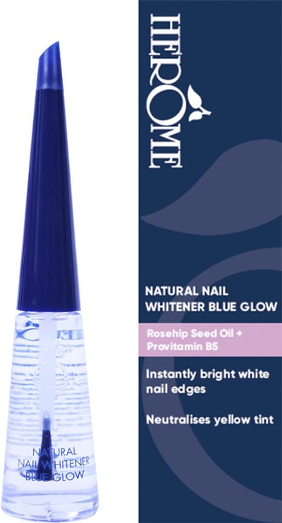 Herome Natural Nail Whitener Blue Glow Nagelverzorging - Camoufleert Verkleuringen - 1 Step French Manicure - 10ml