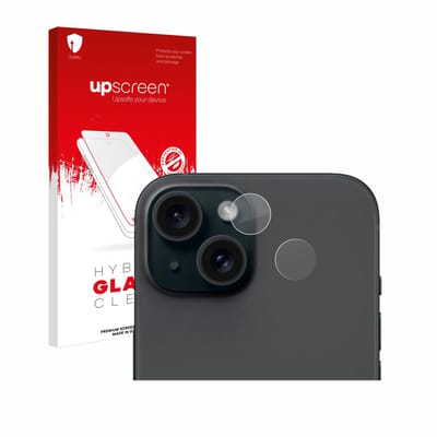 upscreen - Screenprotector voor Apple iPhone 15 (ALLEEN Camera Lens) - Folie Beschermfolie Beschermglas transparant