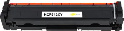 HP CF542X - Toner Geel - 2500 pagina's - Huismerk Compatible - Geschikt voor HP Color LaserJet Pro M254dn HP Color Laserjet Pro M254dw HP Color Laserjet Pro M254nw HP Color Laserjet Pro MFP M280nw HP Color LaserJet Pro MFP M281cdw - HP toner
