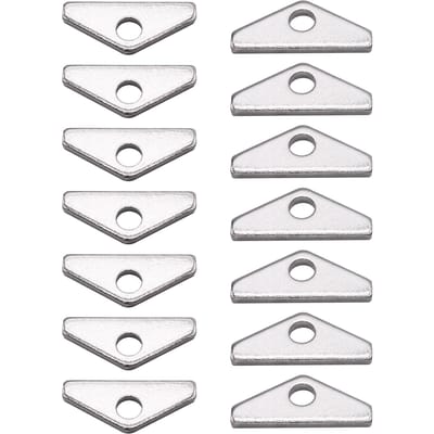 Chrome Kleppendeksel Mini Tabs Houd 14 st Vervanging voor Chevy BBC Big Block 396 427 454 502 zilver