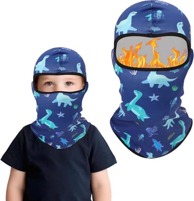 Balaclava voor Kinderen 4-7 Jaar - Ademend en Lichtgewicht Stormmasker voor Fiets en Ski, Warm Fleece Hoofddeksel met Comfortabele Pasvorm