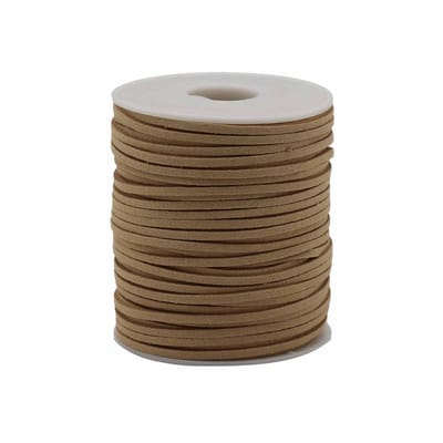 Ancient Wisdom - Hobbykoord - Oprolbaar snoer 2,5 mm x 45 m multicolor faux suede - hobbytouw - knutselkoord - creatief koord - decoratie touw - verpakkingskoord