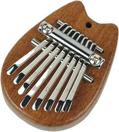 Mini Houten Instrument - Duimpiano - Muziek Maken - 8 Gladde Tanden - Compact Formaat - N.v.t.