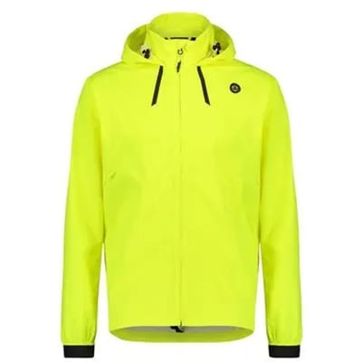 AGU Compact Regenjas Commuter Heren - Neon Geel - S