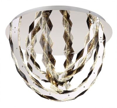 Globo - plafonniere - Karilion - chroom - metaal - Ø 60cm - LED - 67318D3