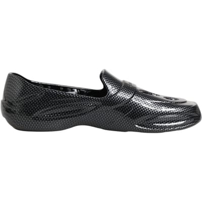 Dolce & Gabbana Zwarte Rubber Slippers Lage Sneakers Schoenen