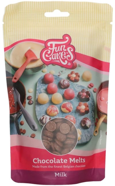 FunCakes Chocolade Melts - Melk - 350g - Smeltchocolade - Candy Melt