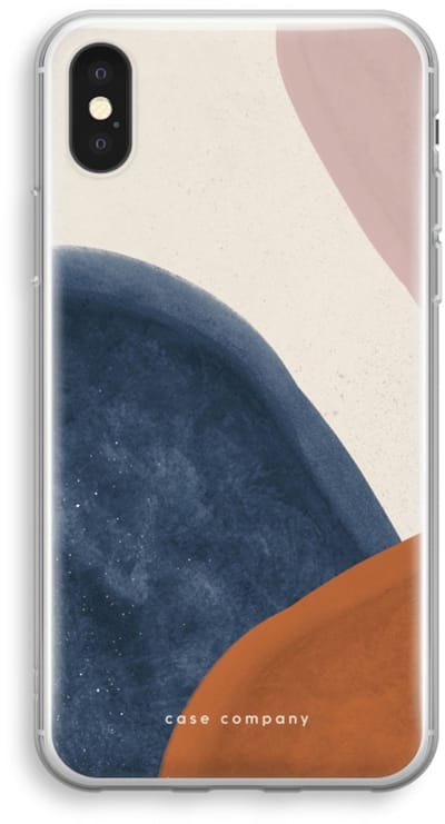 Case Company® - Hoesje geschikt voor iPhone XS hoesje - Geo #1 - Soft Cover Telefoonhoesje - Bescherming aan alle Kanten en Schermrand