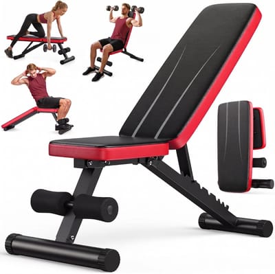 SP® Fitnessbank - Bureau - Trainingsbank - Zwart - 117cm x 43cm x 44cm