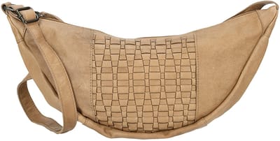 Enrico Benetti Sicily Leren Crossbodytas - Lichttaupe