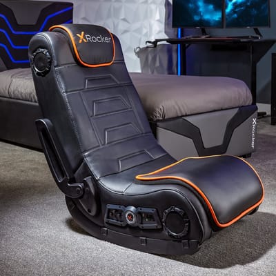 Gamestoel - Sentinel - 4.1 audio - 4 speakers - subwoofer - trilfunctie (X Rocker)