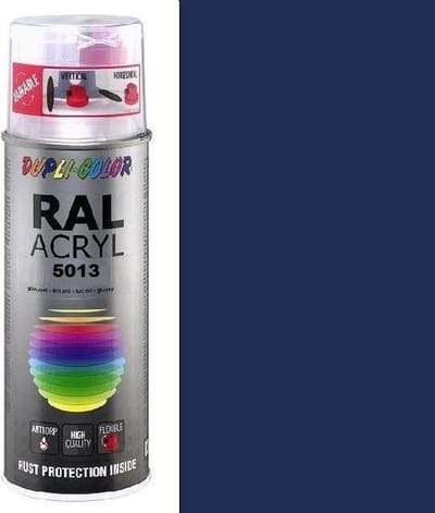 Dupli-Color acryllak hoogglans RAL 5013 kobaltblauw - 400 ml.