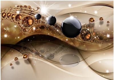 Fotobehangkoning - Behang - Vliesbehang - Fotobehang Juwelen Luxe - Jewel of Expression - 300 x 210 cm