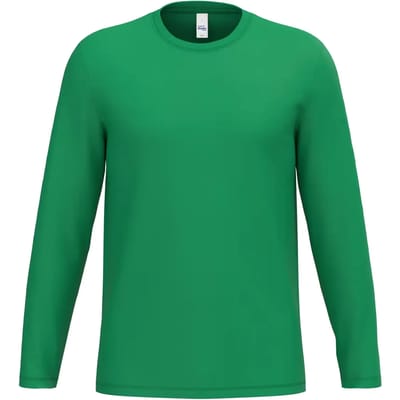 iDeal Basic Brand iDeal190 uniseks T-shirt LSL IB323 - Ideal Kelly Green - L