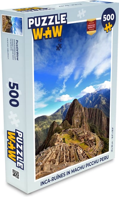 Puzzel Inca-ruïnes in Machu Picchu Peru - Legpuzzel - Puzzel 500 stukjes