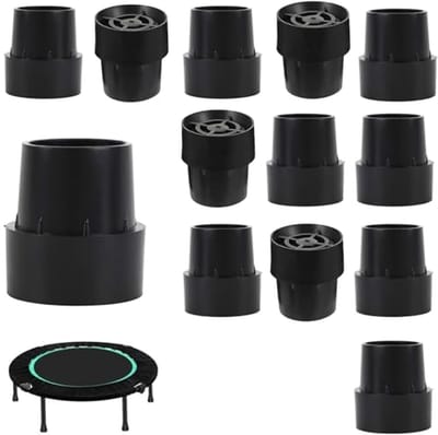 12 Stuks Antislip Trampoline-Pootdoppen – Ideaal voor Trampolines, Krukken en Stoelen