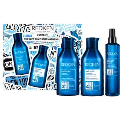 Extreme Hair Care Gift Set Set – Hair Care Kit, Strengthening, For Damaged Hair, Blue, Protein, Suitable For Daily Hair Routine
