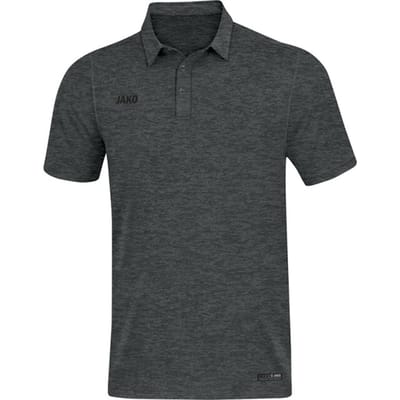 Jako Premium Basics Polo Heren - Antraciet Gemeleerd | Maat: M