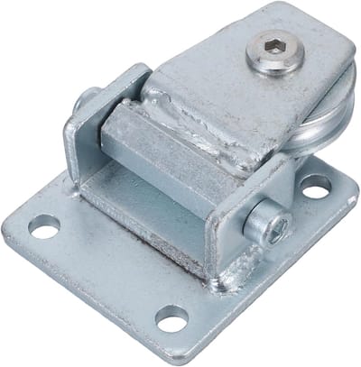 Stalen Katrol - Hijswiel Geleider - Zwaar Hijswerk - U-vormig Kabelontwerp - 7x6x5 cm - Zilver