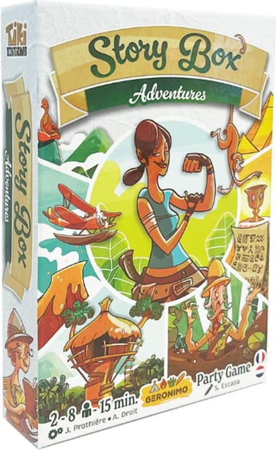 STORY BOX - ADVENTURE - Geronimo Games - kaartspel - memory spel - storytelling spel - vanaf 7 jaar oud
