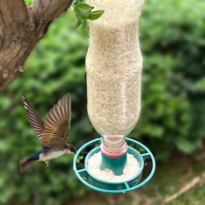 Vogelvoeders - Multifunctionele Vogelvoeder, Hangbare Lovebird Voedingsschaal en Tuin Bewateringscontainer voor Parakeeten, Vinken, Conures, Sterk Flexibel Materiaal voor Buitentuin