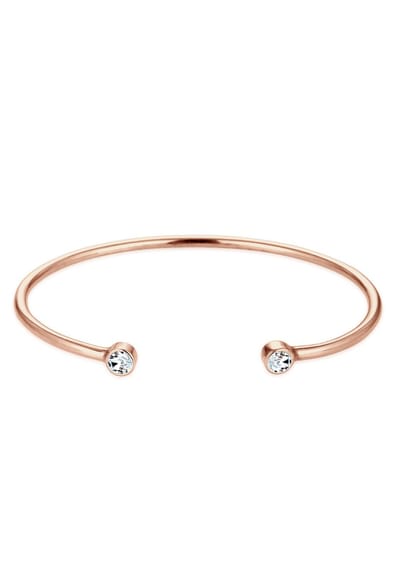 Elli - Armband - Dames Armring Geo Minimal met kristallen in 925 sterling zilver - Dames