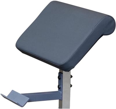 Bicep Trainer - Arm Curl Bank - Spiergroepen Trainen - Frame met Levenslang - 8 Kilogram - Zwart Grijs
