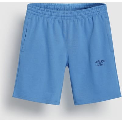 Umbro Heren Fleece Logo Casual Shorts (Azuurblauw)