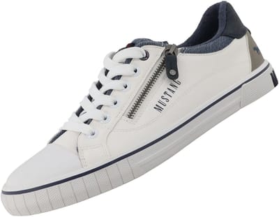 Mustang herentrainers wit