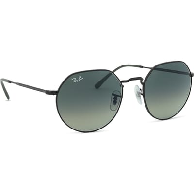Ray-Ban Jack Black/ Grey Gradient Maat: Medium (53) - Zonnebril - - RB3565 002/71