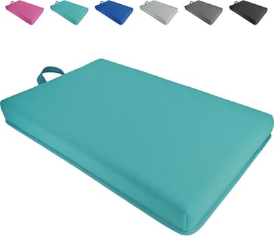 Badknieler - Knielkussen Tuin - Comfortabel Werken - Extra Dik Schuim - 17 x 11 x 1.5 Inch - Cyaan