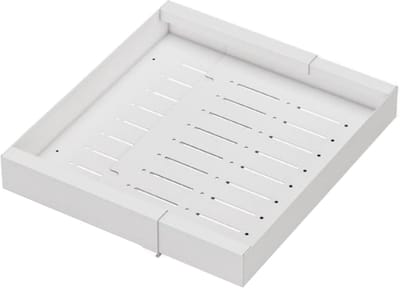 Kast Organizer - Uittrekbare Lade - Keuken Opbergen - Stille Demping Rails - Verstelbaar Breed - Wit